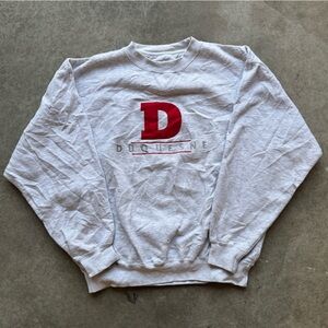 - Vintage Grey Dusquene 90’s Crewneck